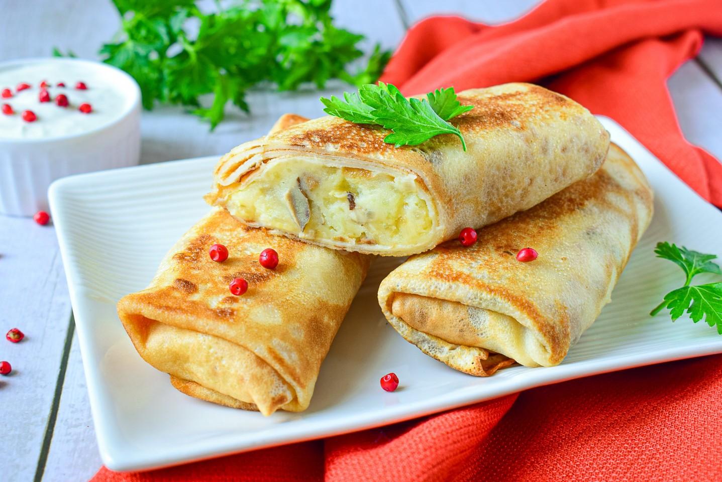 С картошкой и сыром сулугуни